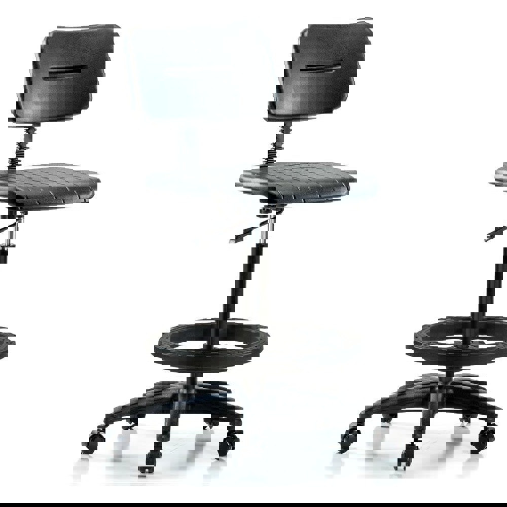 Task Chair: Polyurethane, Black